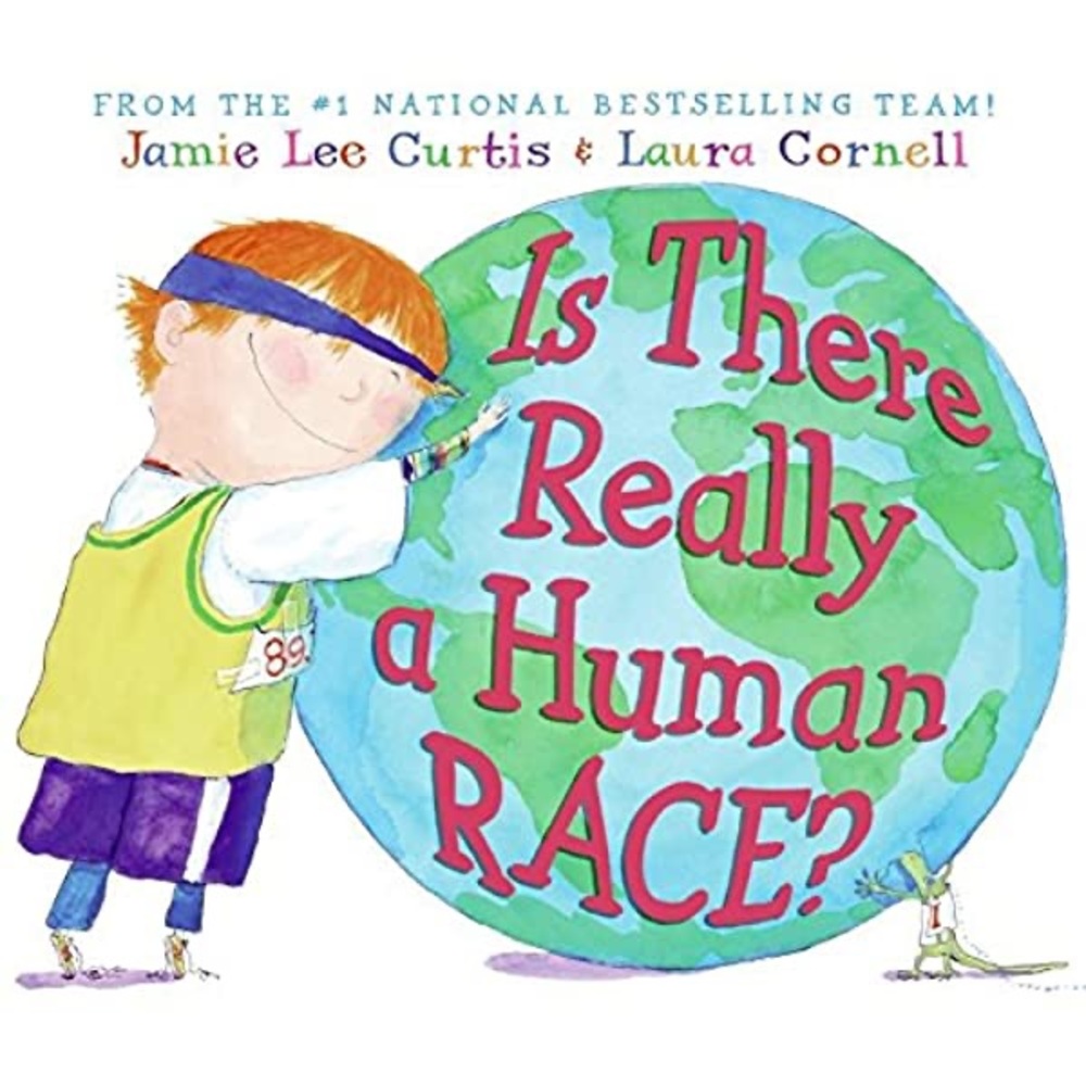 AUTOGRAPHED Jamie Lee Curtis “Is There Really A Human Race” hardcover.